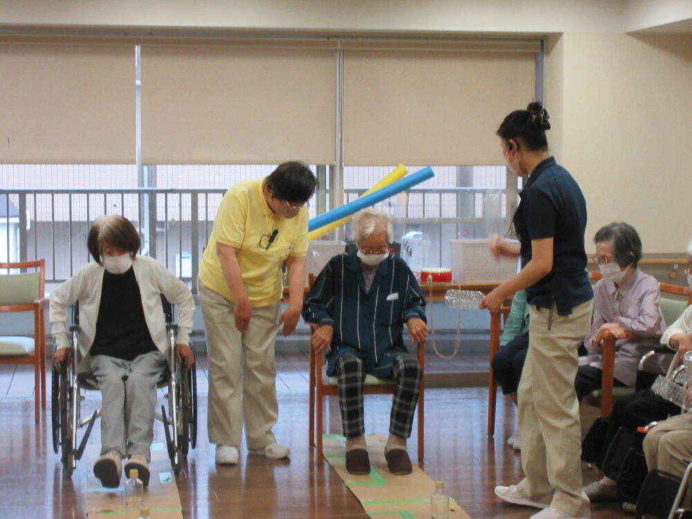 静岡市葵区有料老人ホーム_転倒予防の大運動会