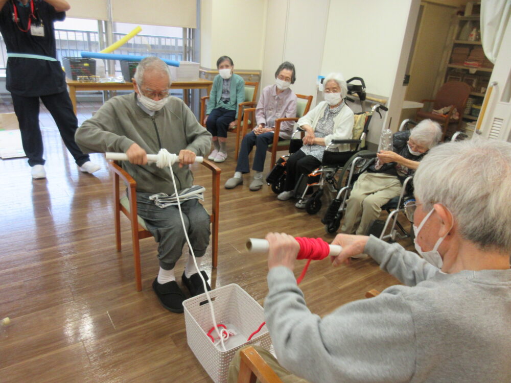 静岡市葵区有料老人ホーム_転倒予防の大運動会