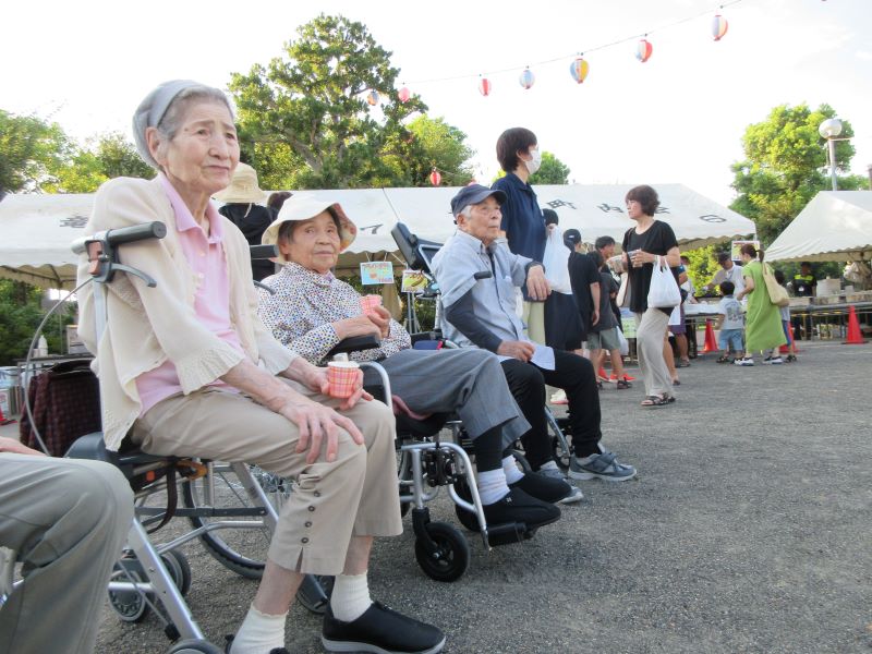 静岡市葵区老人ホーム_竜南夏祭り