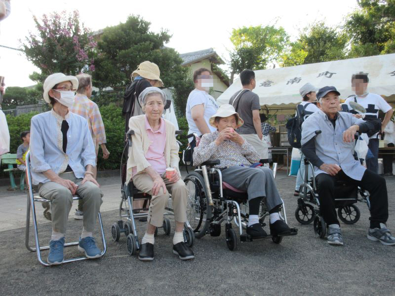 静岡市葵区老人ホーム_竜南夏祭り