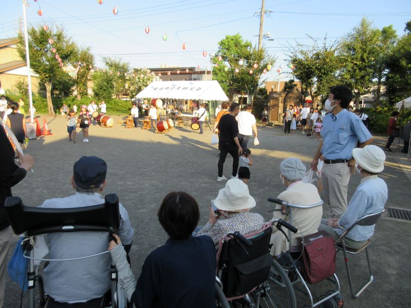 静岡市葵区老人ホーム_竜南夏祭り