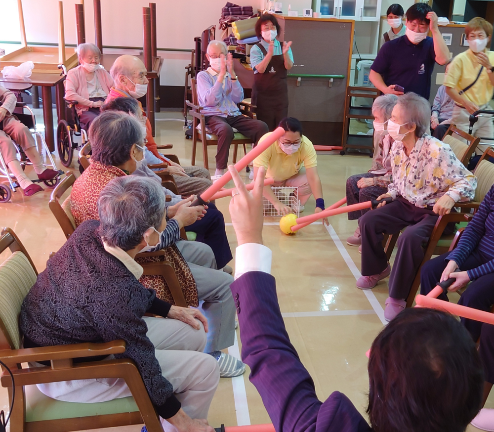 静岡市駿河区有料老人ホーム_秋の大運動会