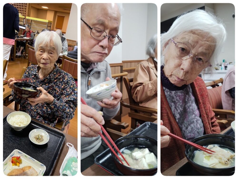 藤枝市老人ホーム_イベント食真鯛のアラ汁