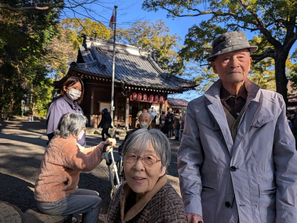 静岡市葵区有料老人ホーム_熊野神社へ初詣