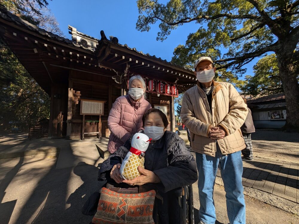 静岡市葵区有料老人ホーム_熊野神社へ初詣